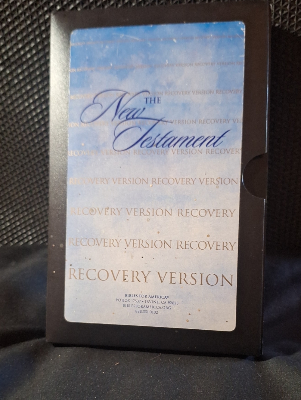 Free w/Bundle Blue New Testament Recovery Version Pocket Bible